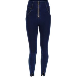 Freddy - WR.UP 7/8 - Dark Jeans-Yellow Seam - Xxs - Jeggings Freddy - WR.UP 7/8 - Dark Jeans-Yellow Seam - Xxs - Jeggings