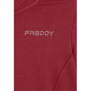 Felpa Freddy Rosso Jester Vestibilità regolare Collo alto con zip - Maglione Felpa Freddy Rosso Jester Vestibilità regolare Collo alto con zip - Maglione