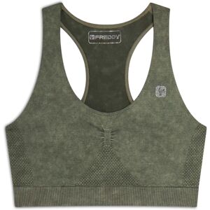Freddy Reggiseno sportivo senza cuciture - Verde Scarabeo - Supporto medio - Reggiseno sportivo Freddy Reggiseno sportivo senza cuciture - Verde Scarabeo - Supporto medio - Reggiseno sportivo