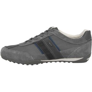Geox U WELLS C Dark Grey Suede Trainers - Sneakers Geox U WELLS C Dark Grey Suede Trainers - Sneakers
