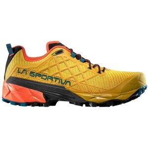 Chaussures La Sportiva Akyra II Jaune Orange - Trail Type - Publicité Chaussures La Sportiva Akyra II Jaune Orange - Trail Type - Publicité