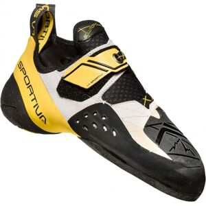 Chaussures d'escalade La Sportiva Solution - noir, blanc, jaune - Publicité Chaussures d'escalade La Sportiva Solution - noir, blanc, jaune - Publicité