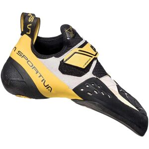 La Sportiva Solution - Chaussures d'escalade - noir, jaune, blanc - Publicité La Sportiva Solution - Chaussures d'escalade - noir, jaune, blanc - Publicité