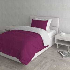 Set piumino doppio Datex - 200x200cm - Rosa/Grigio Set piumino doppio Datex - 200x200cm - Rosa/Grigio