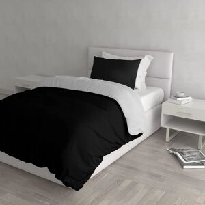Datex Double Duvet Cover Set - 200 x 200 cm - Black/Grey - Duvet Cover Set Datex Double Duvet Cover Set - 200 x 200 cm - Black/Grey - Duvet Cover Set