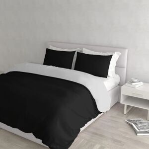 Datex Double Duvet Cover Set - Black, Grey - Duvet Cover Set Datex Double Duvet Cover Set - Black, Grey - Duvet Cover Set