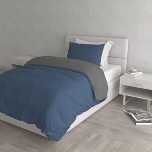 Datex Double Duvet Cover Set - 150 x 200 cm - Blue, Grey - Duvet Cover Set Datex Double Duvet Cover Set - 150 x 200 cm - Blue, Grey - Duvet Cover Set