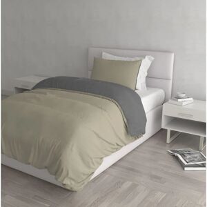 Conjunto de funda de edredón doble - 200 x 200 cm - Topo, Gris - Ropa de cama Conjunto de funda de edredón doble - 200 x 200 cm - Topo, Gris - Ropa de cama