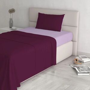 Ensemble de draps double Datex - 150x300cm - Violet - Publicité Ensemble de draps double Datex - 150x300cm - Violet - Publicité