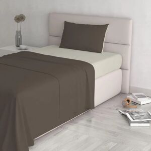 Set di Lenzuola Double - 150 x 300 cm - Marrone, Panna - Set di Biancheria da Letto Set di Lenzuola Double - 150 x 300 cm - Marrone, Panna - Set di Biancheria da Letto