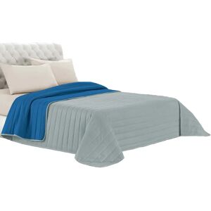 Ropa de Cama Italiana - Royal/Gris Claro, 220x270cm - Edredón Ropa de Cama Italiana - Royal/Gris Claro, 220x270cm - Edredón
