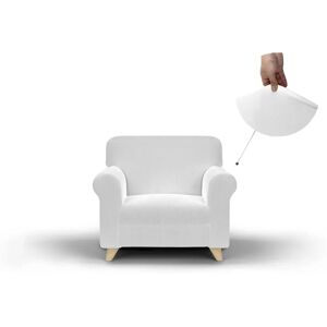 Datex White Elastic Sofa Cover - 1 Seat - Sofa Cover Datex White Elastic Sofa Cover - 1 Seat - Sofa Cover