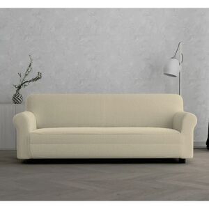 MB HOME Elastic Sofa Cover - Leslie Tramato - 3 Seater - Crème - Sofa Cover MB HOME Elastic Sofa Cover - Leslie Tramato - 3 Seater - Crème - Sofa Cover