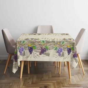 Bacco Digital Print Panama Cotton Tablecloth - 150x150 cm Bacco Digital Print Panama Cotton Tablecloth - 150x150 cm