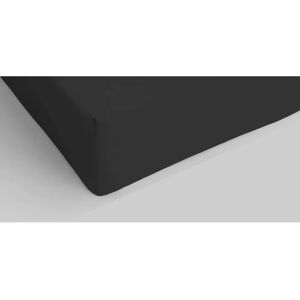 Sábana Ajustada Elegante de Microfibra Datex - Negro - Sábana con Esquinas Sábana Ajustada Elegante de Microfibra Datex - Negro - Sábana con Esquinas
