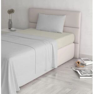 Ensemble de Linge de Lit Double Datex - 150x300 cm - Gris et Crème - Publicité Ensemble de Linge de Lit Double Datex - 150x300 cm - Gris et Crème - Publicité