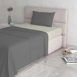 Datex Double Bed Linen Set - Grey, Cream - Bed Linen Set Datex Double Bed Linen Set - Grey, Cream - Bed Linen Set