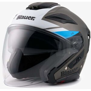 Casco Moto Blauer JJ01 - Doppia Visiera, XS Casco Moto Blauer JJ01 - Doppia Visiera, XS