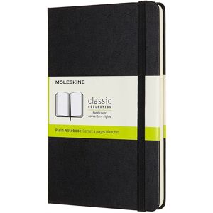 Moleskine Classic Notebook Hardcover Medium Blank 208 pages black Moleskine Classic Notebook Hardcover Medium Blank 208 pages black