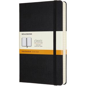 Moleskine tvrdý blok s linkami 400 stran černý Moleskine tvrdý blok s linkami 400 stran černý
