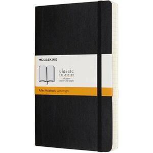 Moleskine tapa blanda lineal 400 páginas negro Moleskine tapa blanda lineal 400 páginas negro