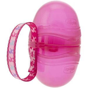 Chicco Portasucete Duplo Rosa - Estojo Higienico de Viagem Chicco Portasucete Duplo Rosa - Estojo Higienico de Viagem
