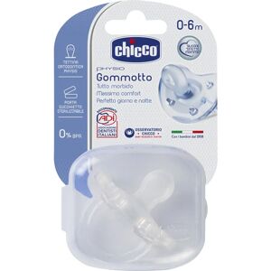 Chicco Chupeta Ortodôntica de Silicone Transparente Noite - Chupeta para Bebês Chicco Chupeta Ortodôntica de Silicone Transparente Noite - Chupeta para Bebês