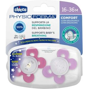 Chicco Physio Comfort Night 16-36 m Pink - Pacifier Chicco Physio Comfort Night 16-36 m Pink - Pacifier