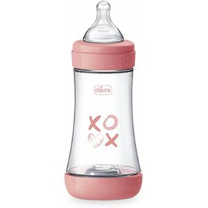 Chicco Nappflaska med Anti-Kolik System - Rosa, 240ml, 2M+ Chicco Nappflaska med Anti-Kolik System - Rosa, 240ml, 2M+