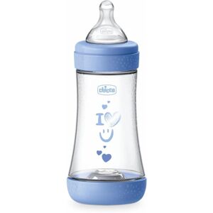 Biberon Chicco Azzurro - Perfect 5, Anti-Colique, 240ml, 2m+ - Publicité Biberon Chicco Azzurro - Perfect 5, Anti-Colique, 240ml, 2m+ - Publicité