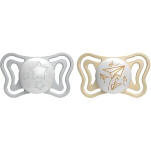 Chicco Physio Light Silicone Pacifier - Night, Silver/Green Chicco Physio Light Silicone Pacifier - Night, Silver/Green