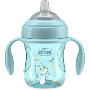Chicco Copo de Aprendizagem Azul 200ml - Frasco para aprender Chicco Copo de Aprendizagem Azul 200ml - Frasco para aprender