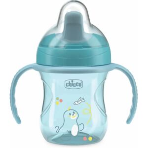 Chicco 6M+ Blue Learning Cup - Training Cup Chicco 6M+ Blue Learning Cup - Training Cup