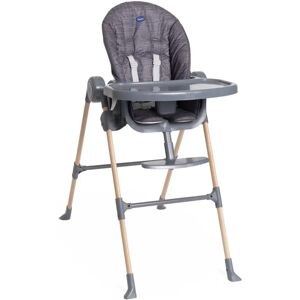 CHICCO Polly Essential Coal Kinderstoel - Baby, 3 Posities, Opvouwbaar CHICCO Polly Essential Coal Kinderstoel - Baby, 3 Posities, Opvouwbaar