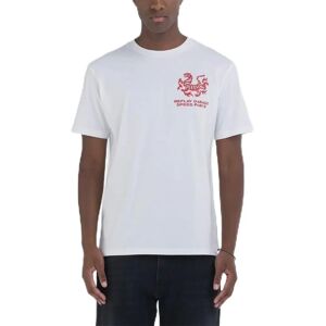 Replay M6872.000.2660 Wit Ronde Hals T-Shirt - T-Shirt Replay M6872.000.2660 Wit Ronde Hals T-Shirt - T-Shirt