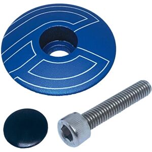 Couvre-tête Cinelli 1 1/8" Bleu - Capuchons - Publicité Couvre-tête Cinelli 1 1/8" Bleu - Capuchons - Publicité