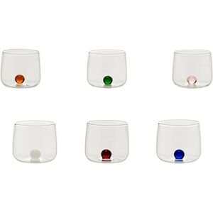 Zafferano Bilia Mix Set - 6 Bicchieri in Vetro Borosilicato Zafferano Bilia Mix Set - 6 Bicchieri in Vetro Borosilicato