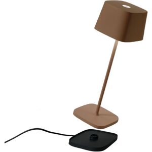 Lampe de table LED Corten de Zafferano - Rechargeable et Dimmable - Publicité Lampe de table LED Corten de Zafferano - Rechargeable et Dimmable - Publicité