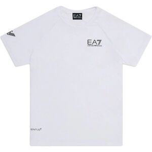 EA7 Modell 8NBT22_BJEMZ Lässiges Weißes Kurzarm T-Shirt für Jungen EA7 Modell 8NBT22_BJEMZ Lässiges Weißes Kurzarm T-Shirt für Jungen