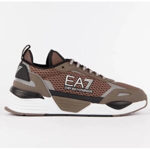 EA7 Unisexe Baskets en Maille Marron Ace Runner - Chaussures - Publicité EA7 Unisexe Baskets en Maille Marron Ace Runner - Chaussures - Publicité