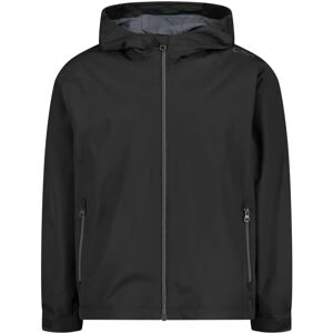CMP Black Kids Rain Jacket - Hooded Waterproof Shell - Unisex CMP Black Kids Rain Jacket - Hooded Waterproof Shell - Unisex