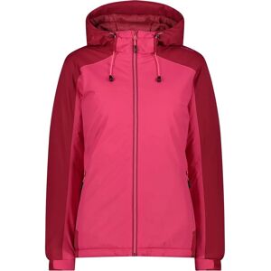 CMP Damen Jacke Fix Hood - Isolierte Wasserdichte Damenjacke Rosa CMP Damen Jacke Fix Hood - Isolierte Wasserdichte Damenjacke Rosa