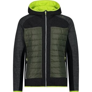 CMP Men Hoodie Jacket - Gray, Green, Mel. - Jacket CMP Men Hoodie Jacket - Gray, Green, Mel. - Jacket