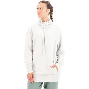 CMP White Maxi Hooded Fleece Sweatshirt - Sweater CMP White Maxi Hooded Fleece Sweatshirt - Sweater
