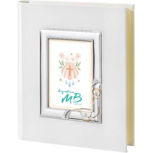 Album Fotografico Bianco per Battesimo - Personalizzabile - Cornice Album Fotografico Bianco per Battesimo - Personalizzabile - Cornice