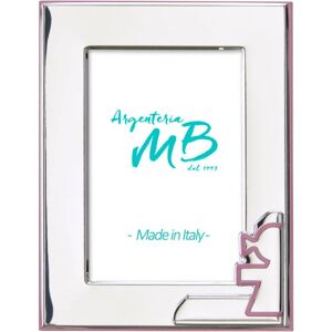 Portafoto Nascita Bebè Girl - Argento PVD 13 X 18 Portafoto Nascita Bebè Girl - Argento PVD 13 X 18