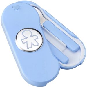 Argenteria Mb Kinderbesteckset mit Personalisierbarem Blauem Etui - Kinderbesteckset Argenteria Mb Kinderbesteckset mit Personalisierbarem Blauem Etui - Kinderbesteckset