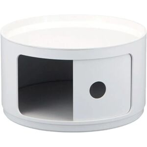 Kartell Modell 4953 Weiß Kompakt Aufbewahrungsbehälter Kartell Modell 4953 Weiß Kompakt Aufbewahrungsbehälter