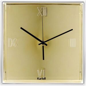 Kartell 01910GG Gouden Wand/Tafelklok - Ontwerper Philippe Starck Kartell 01910GG Gouden Wand/Tafelklok - Ontwerper Philippe Starck