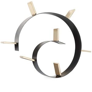 Kartell Bookworm Black / Gold Bookshelf with 7 Supports Kartell Bookworm Black / Gold Bookshelf with 7 Supports